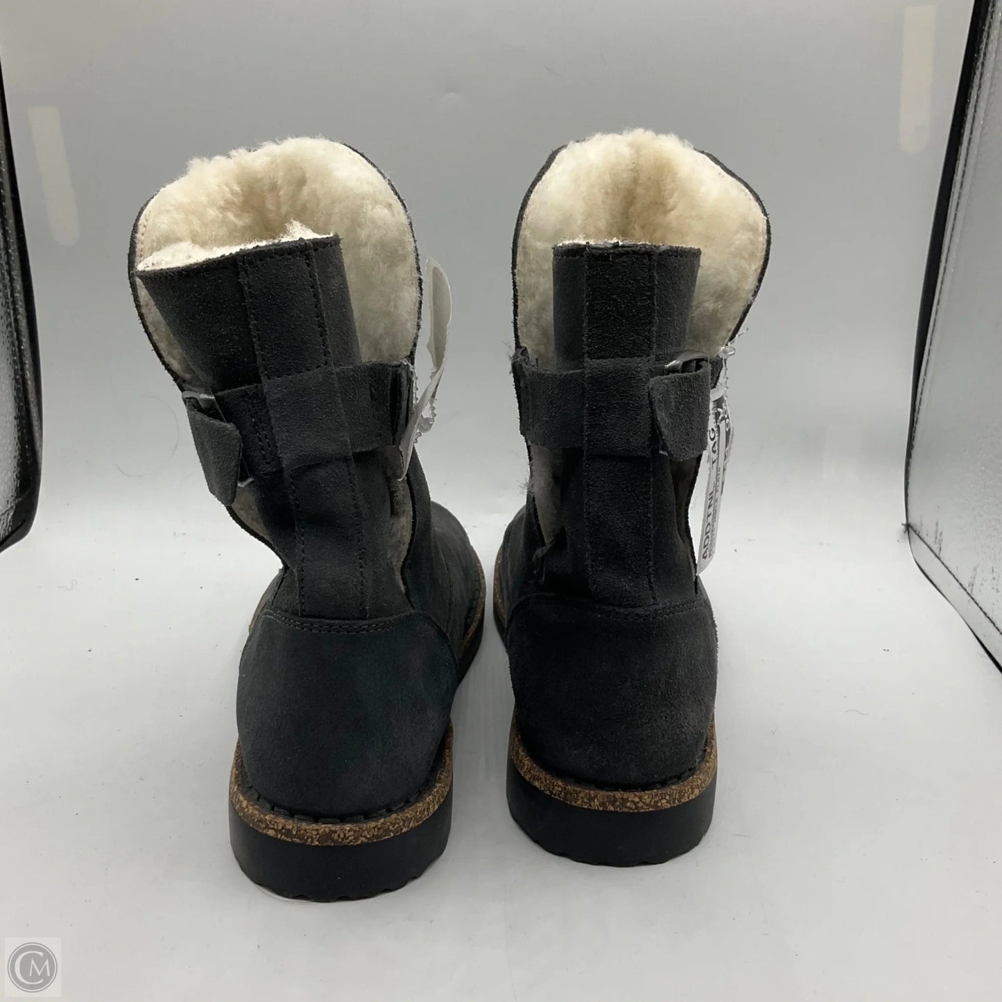 Boots Ankle Flats By Birkenstock In Grey, Size: 5