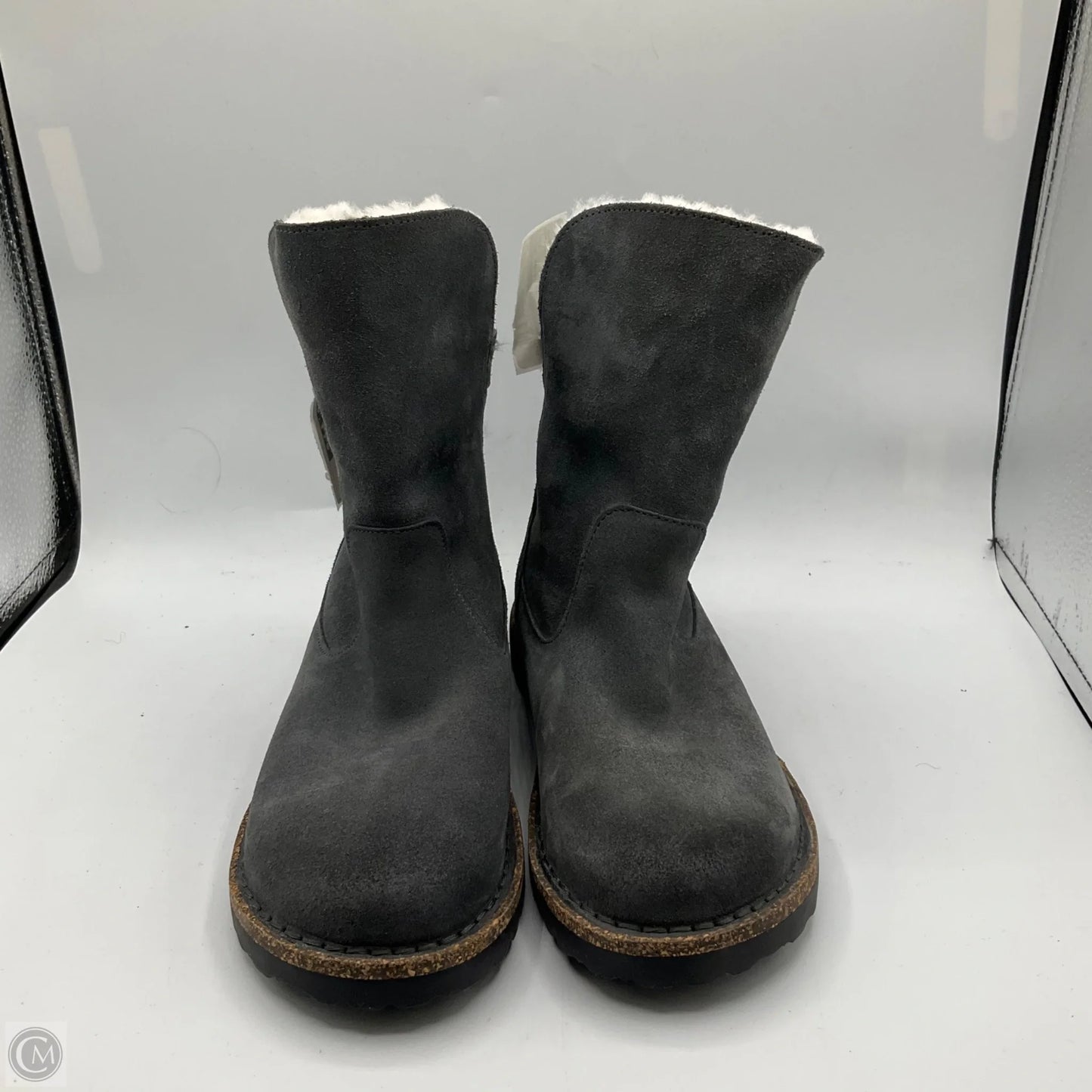 Boots Ankle Flats By Birkenstock In Grey, Size: 5