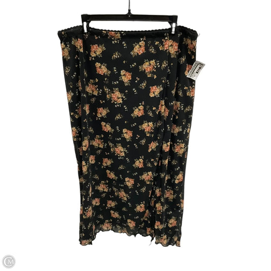 Skirt Maxi By Arula In Floral Print, Size: Xl