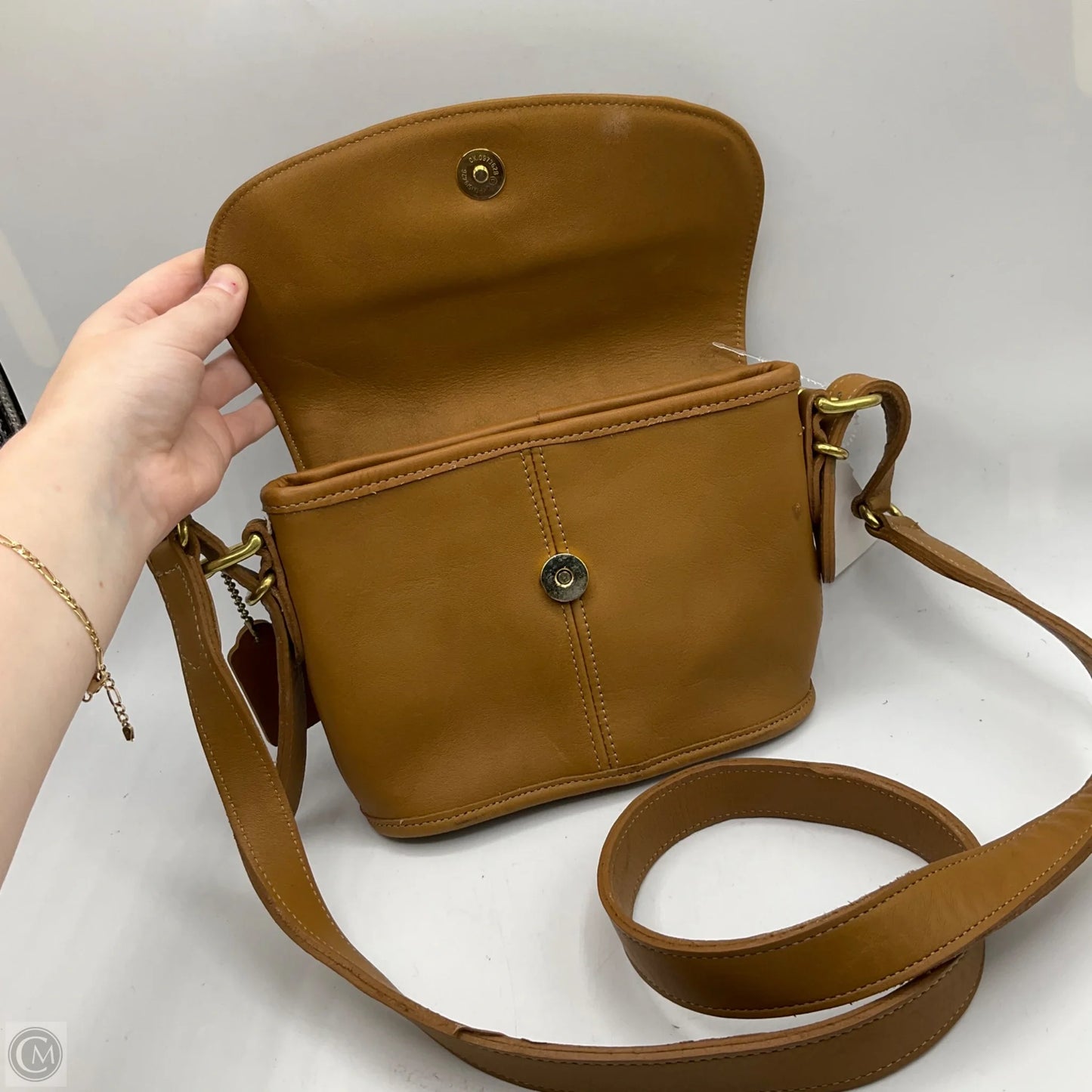 Crossbody Designer By Coach, Size: Small