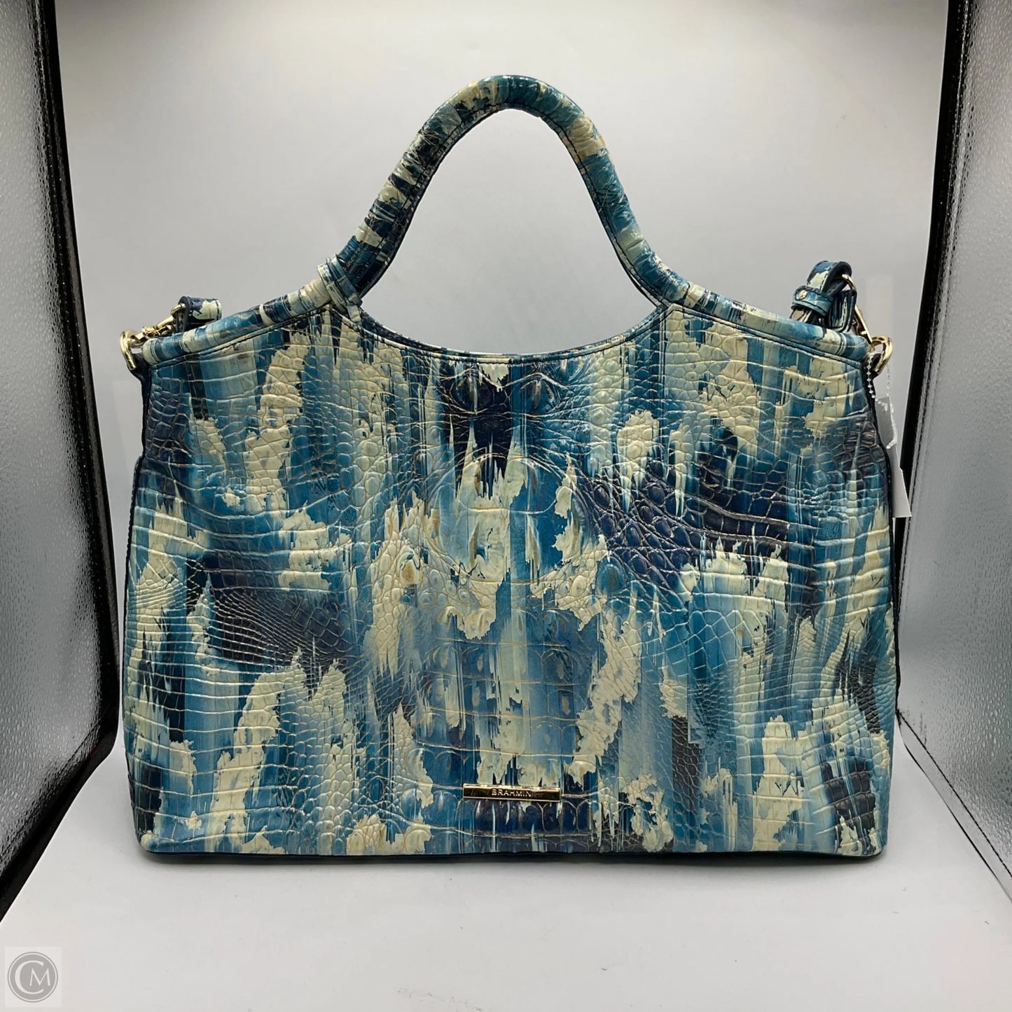 Handbag Designer By Brahmin, Size: Large