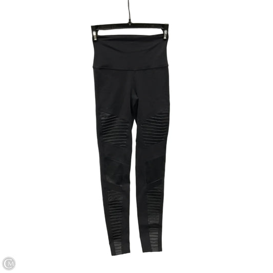 Athletic Leggings By Alo In Black, Size: Xs