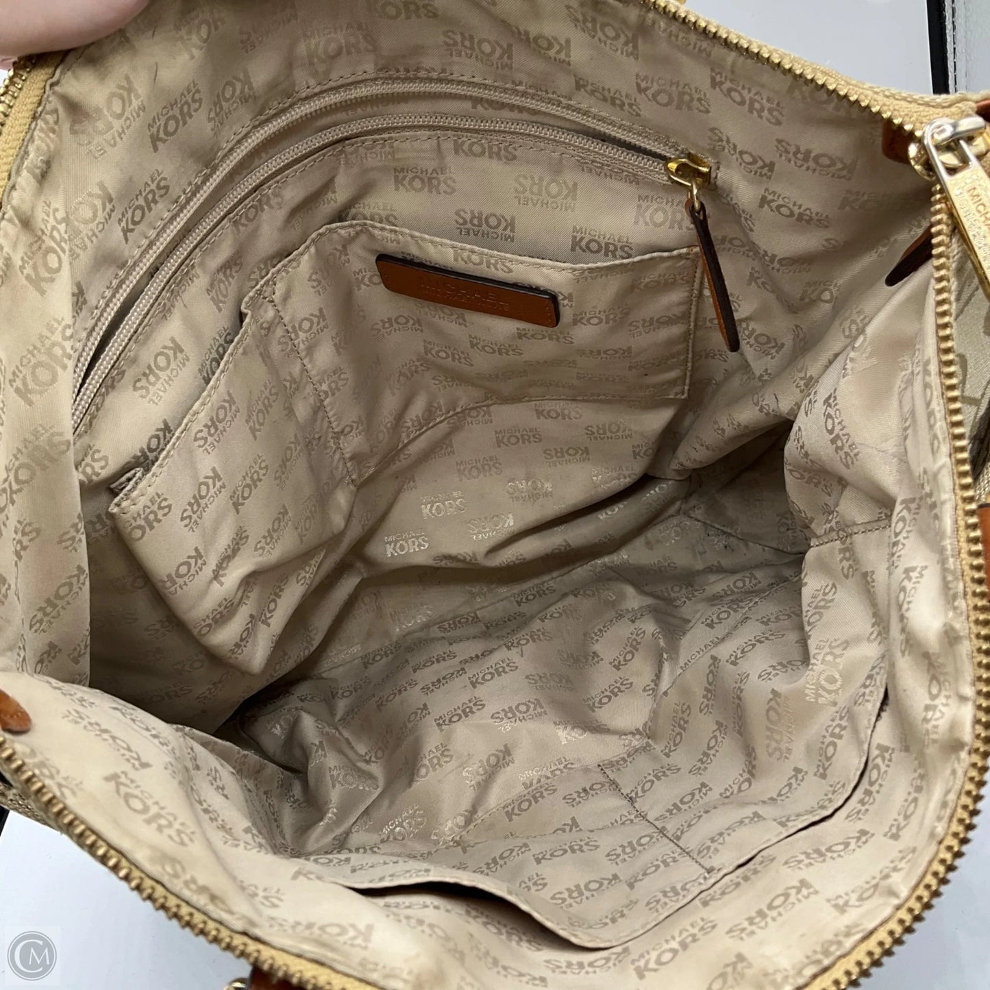 Handbag Designer By Michael Kors, Size: Large