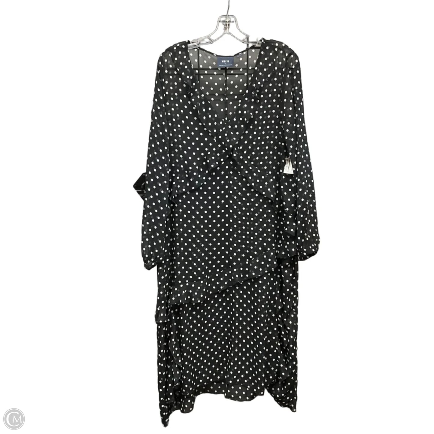 Dress Casual Maxi By Maeve In Polkadot Pattern, Size: Xl