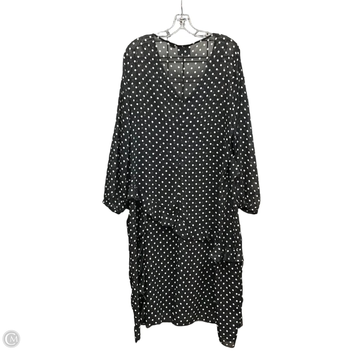 Dress Casual Maxi By Maeve In Polkadot Pattern, Size: Xl