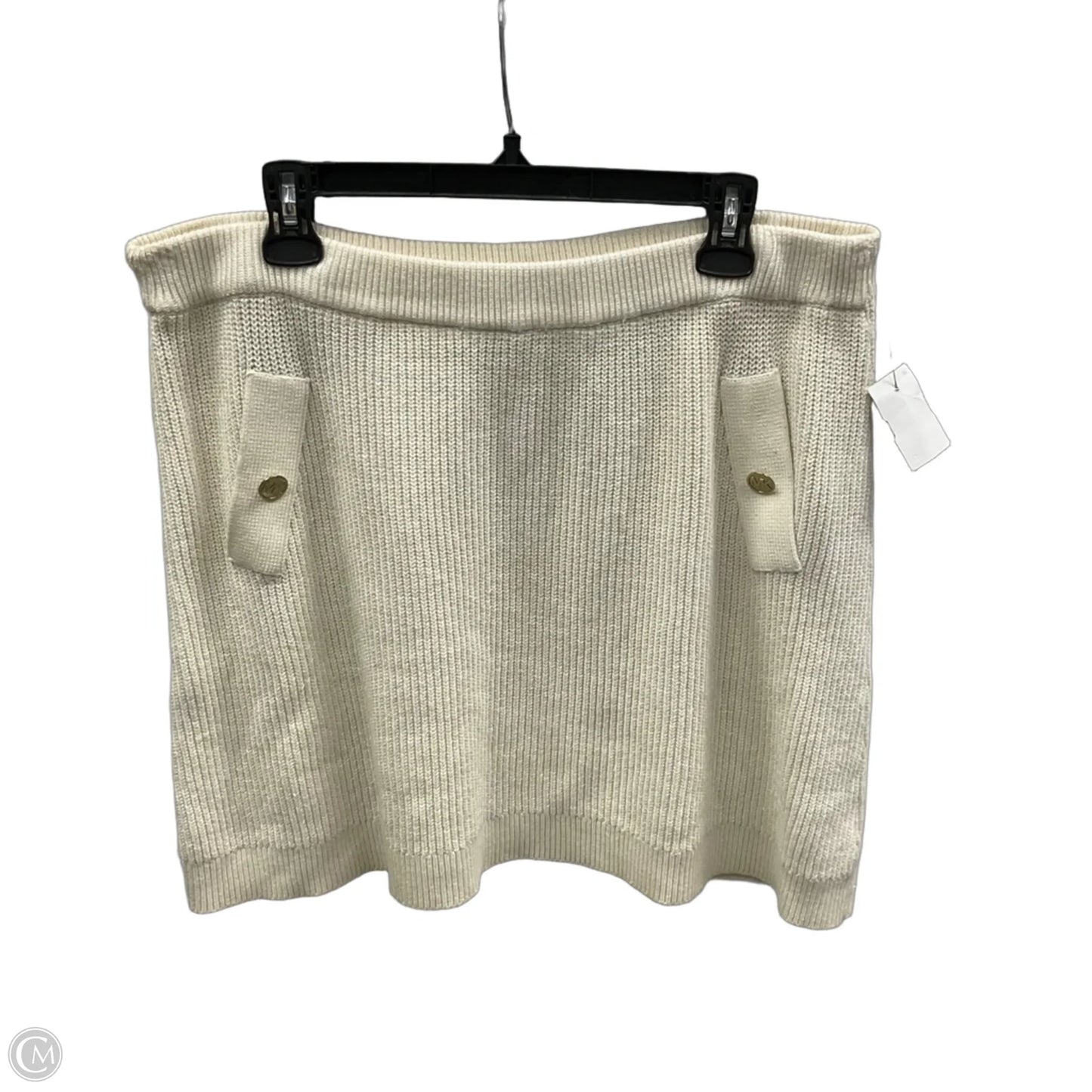 Skirt Mini & Short By Michael By Michael Kors In Cream, Size: Xl