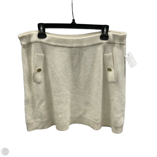 Skirt Mini & Short By Michael By Michael Kors In Cream, Size: Xl