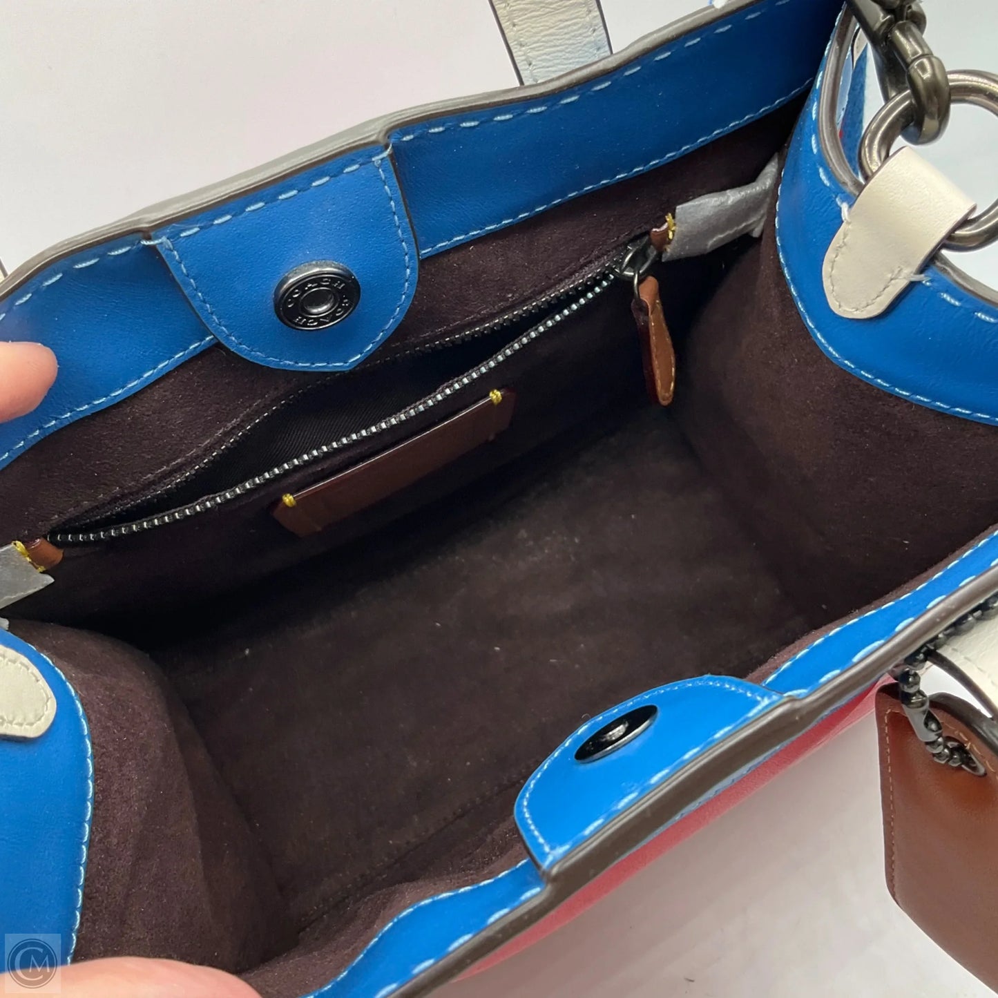 Crossbody Designer By Coach, Size: Medium