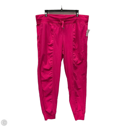 Athletic Pants By Lululemon In Pink, Size: 14