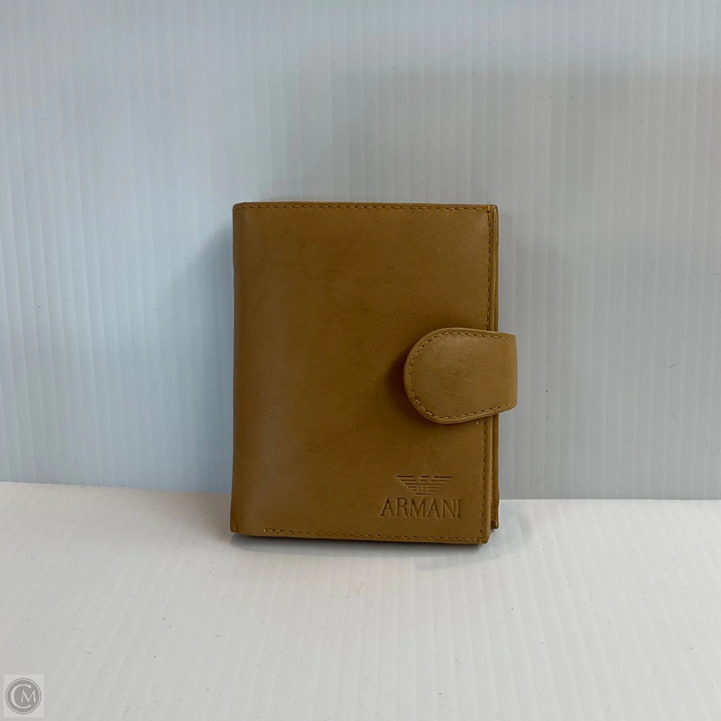 Wallet Luxury Designer By Armani, Size: Medium