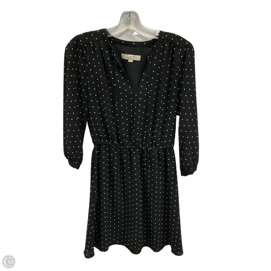 Dress Casual Short By Loft In Polkadot Pattern, Size: Xs