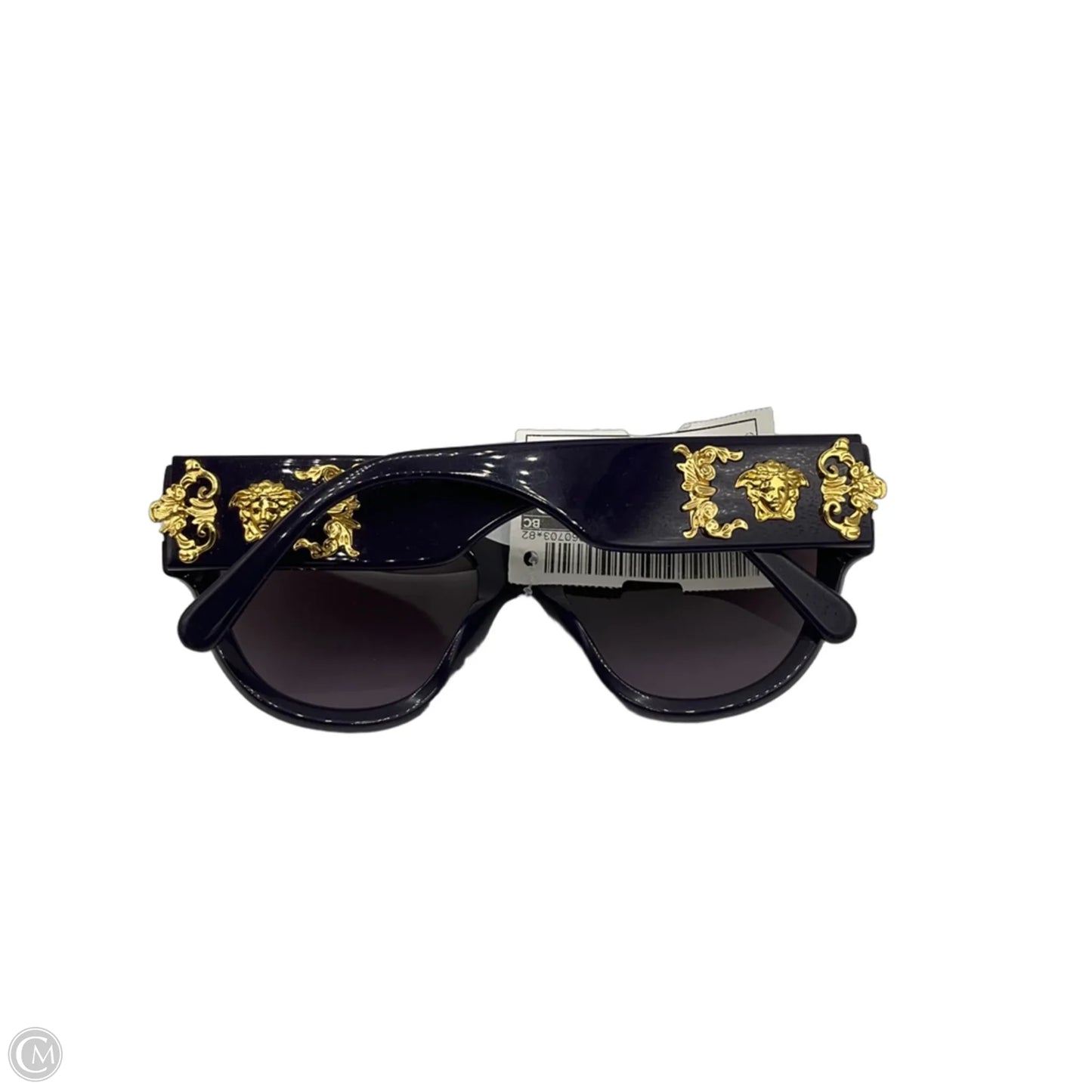 Sunglasses Luxury Designer By Versace, Size: