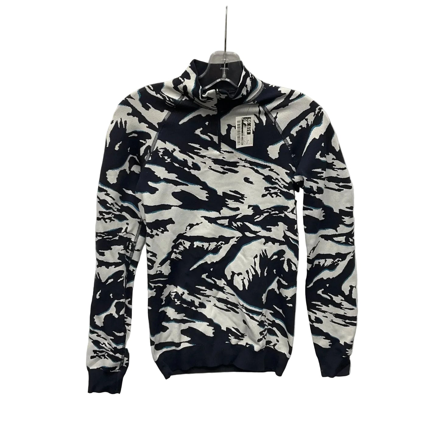 Athletic Jacket By Sweaty Betty In Blue & White, Size: S