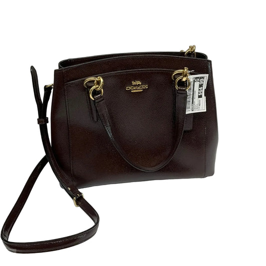 Crossbody Designer By Coach, Size: Medium