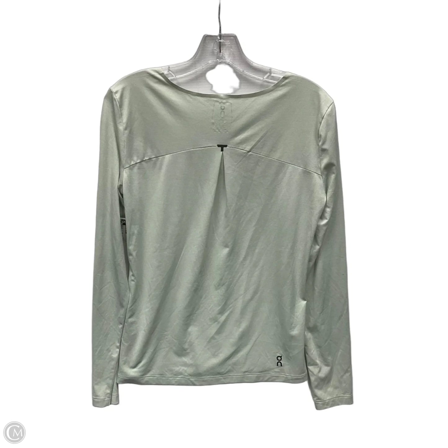 Athletic Top Long Sleeve Crewneck By On In Green, Size: M