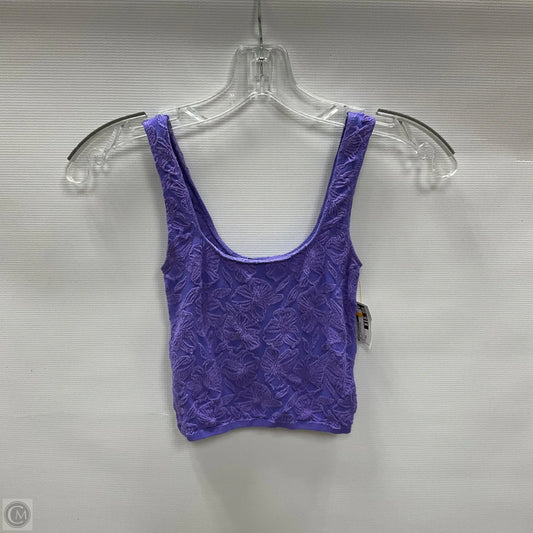Top Sleeveless By Anthropologie In Purple, Size: Xs