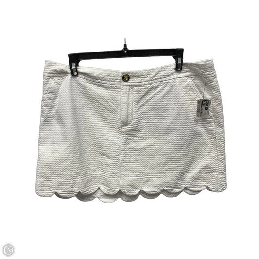Skort Designer By Lilly Pulitzer In White, Size: 10