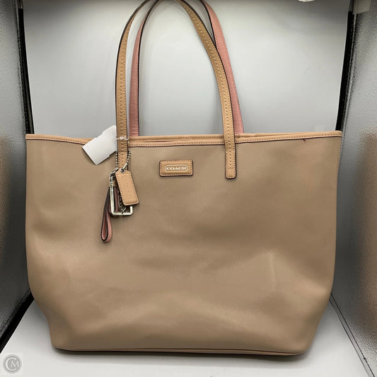 Handbag Designer By Coach, Size: Large
