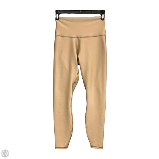 Athletic Leggings By Alo In Tan, Size: Xs