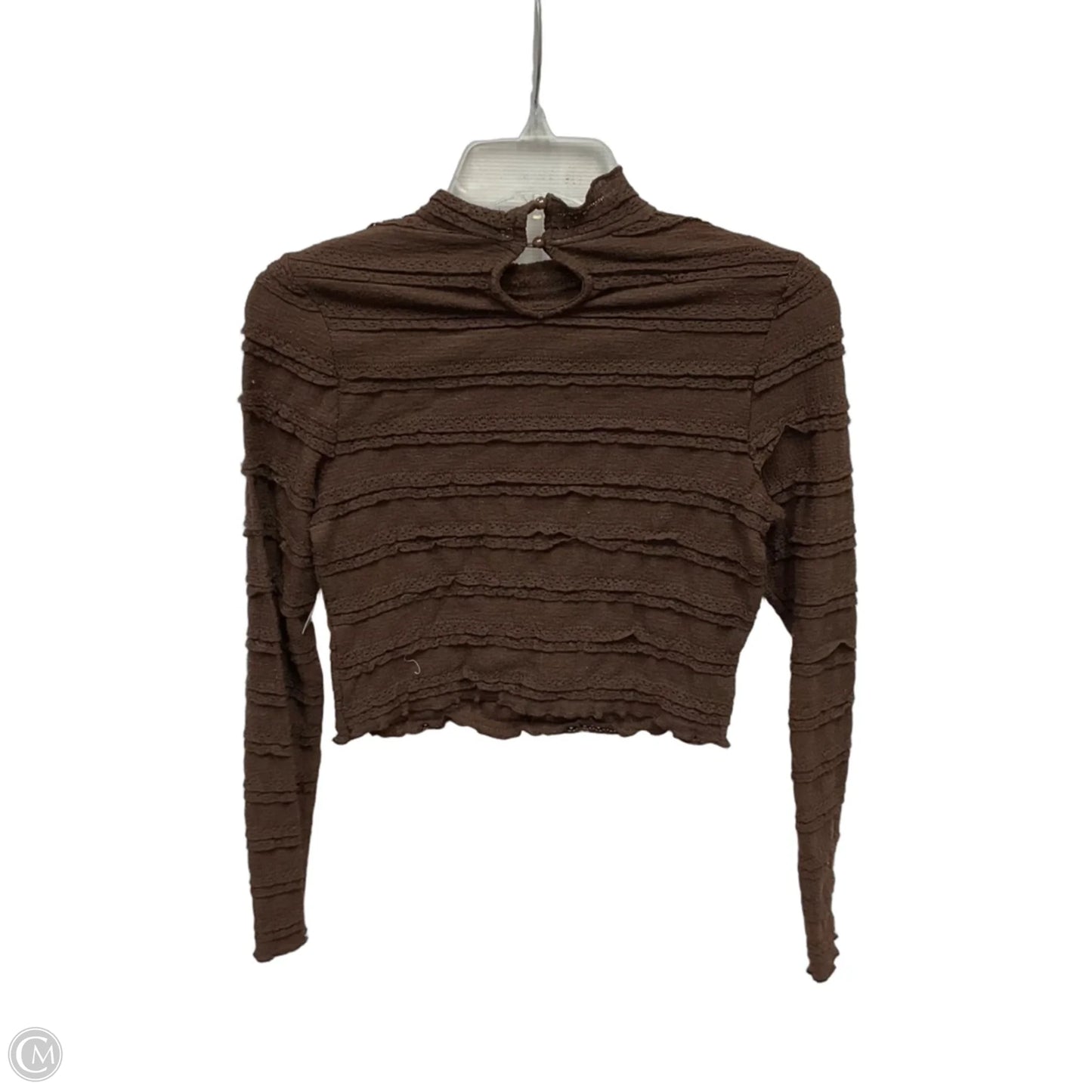 Top Long Sleeve By Altard State In Brown, Size: M