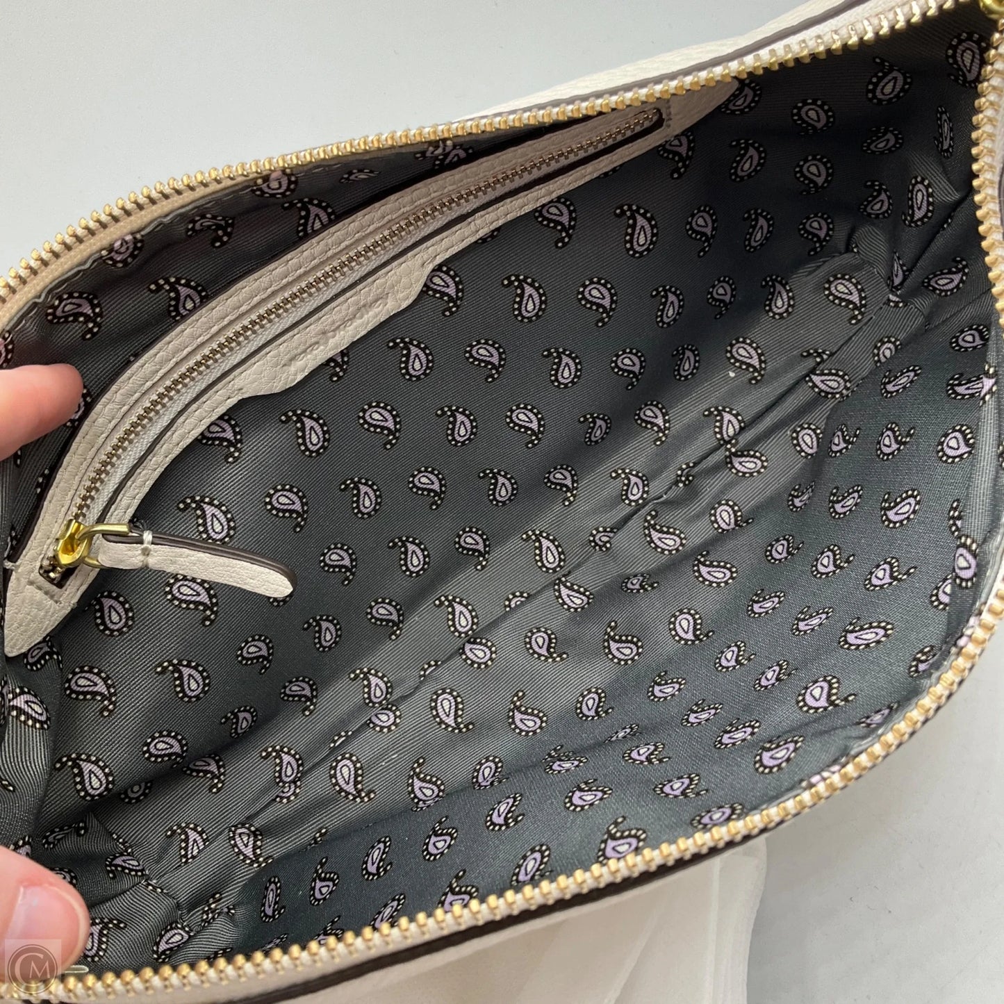 Handbag Leather By Vera Bradley, Size: Medium