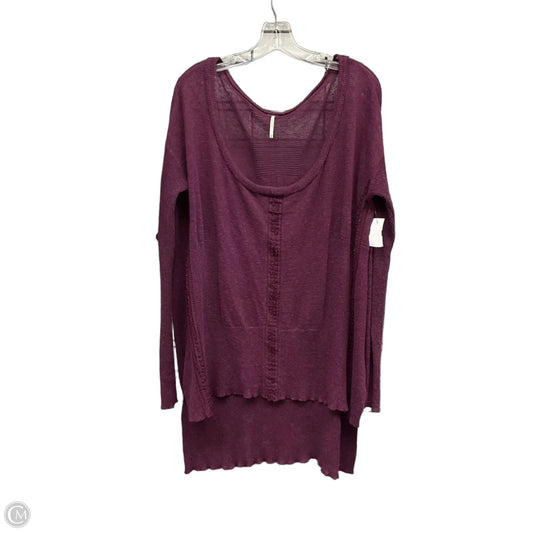 Sweater By Free People In Purple, Size: M