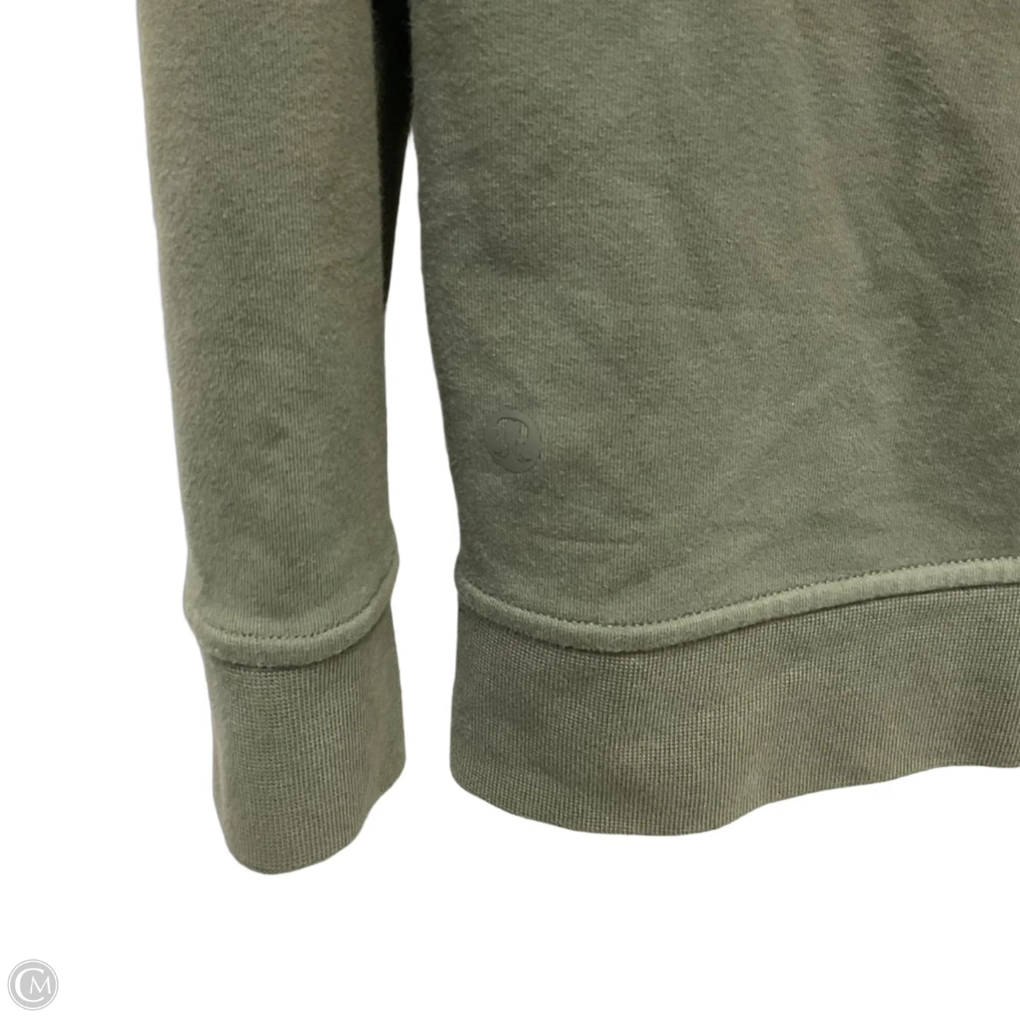 Athletic Sweatshirt Hoodie By Lululemon In Green, Size: Xs