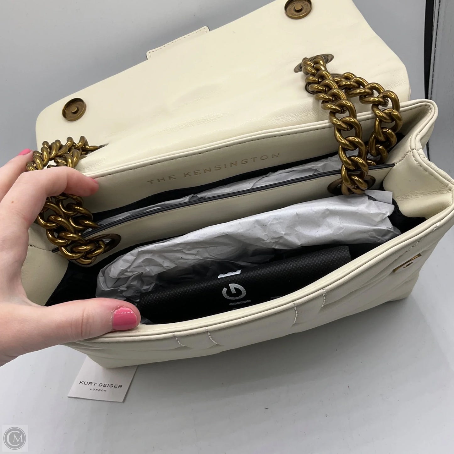 Handbag Designer By Kurt Geiger, Size: Large