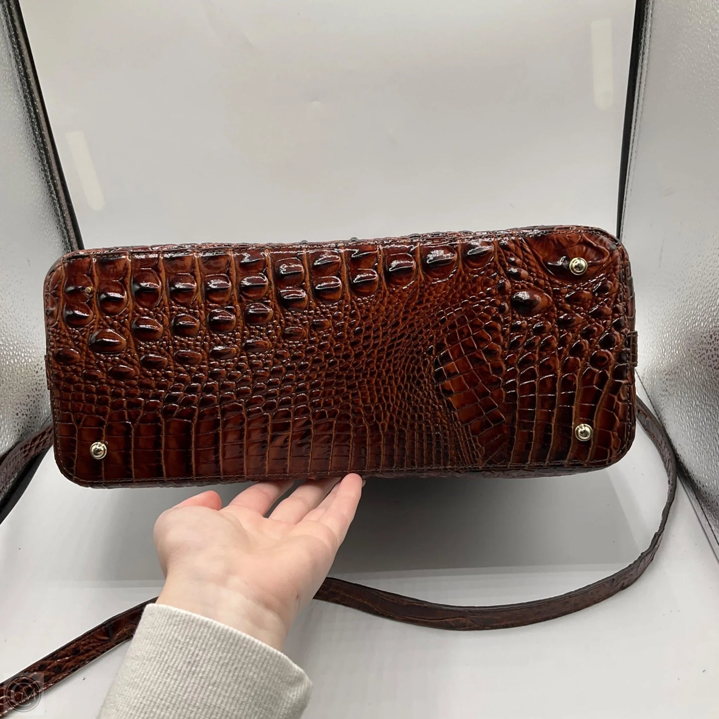 Crossbody Designer By Brahmin, Size: Large