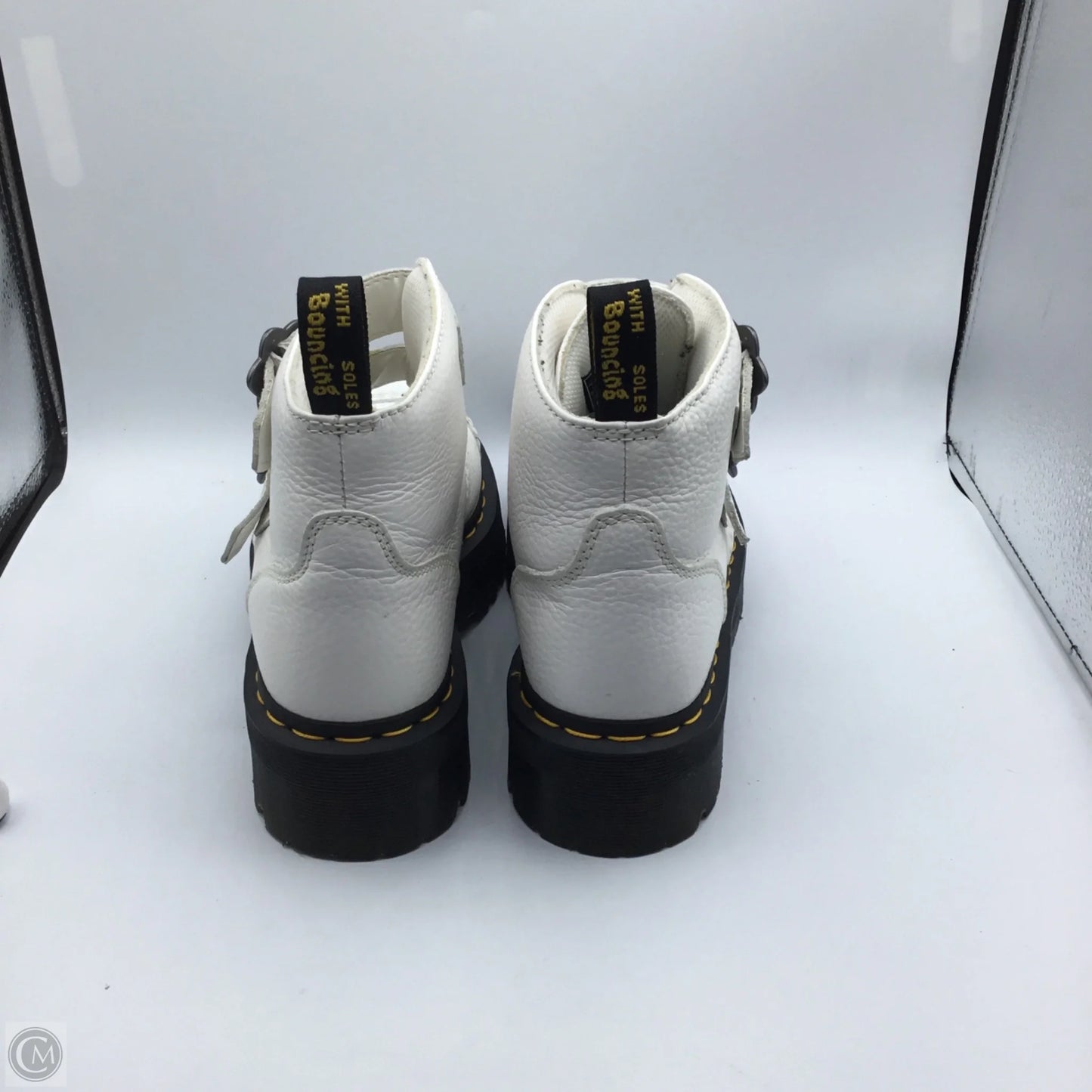 Boots Combat By Dr Martens In White, Size: 9