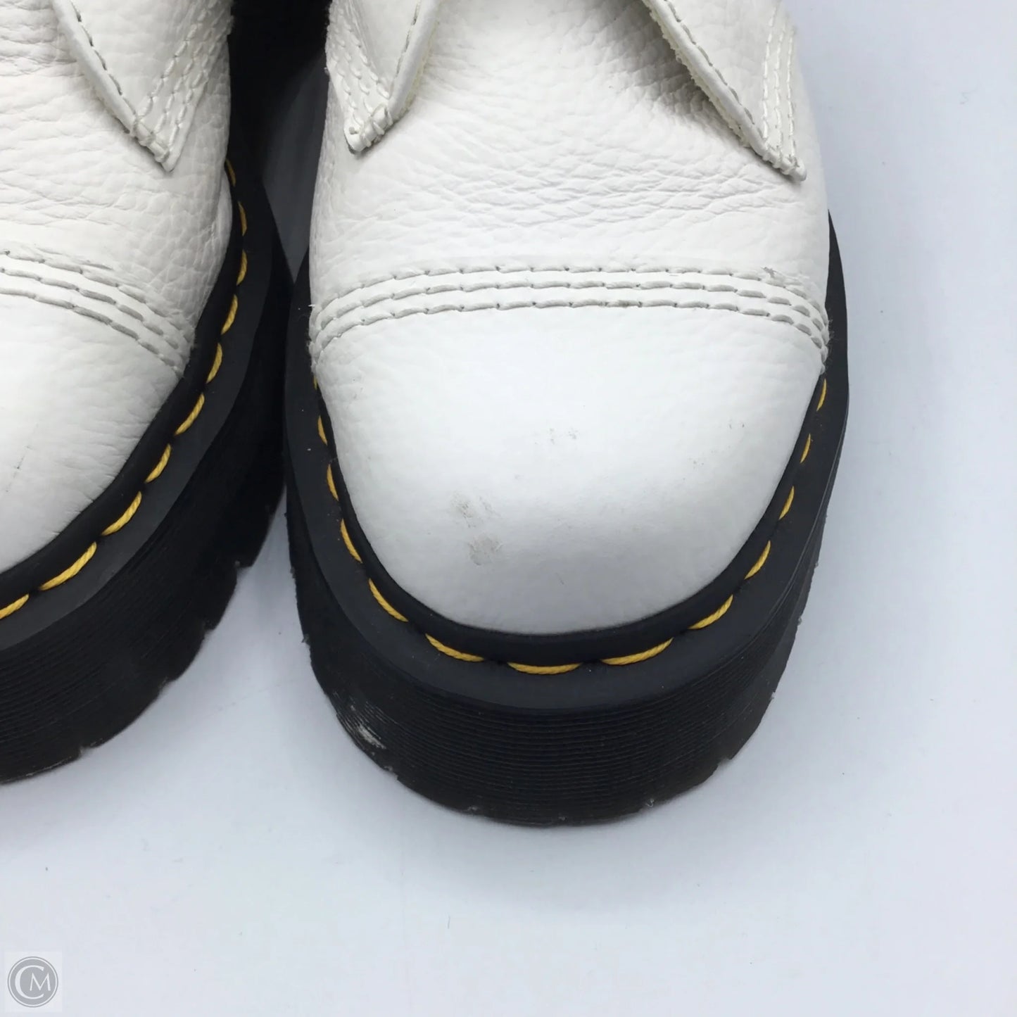 Boots Combat By Dr Martens In White, Size: 9