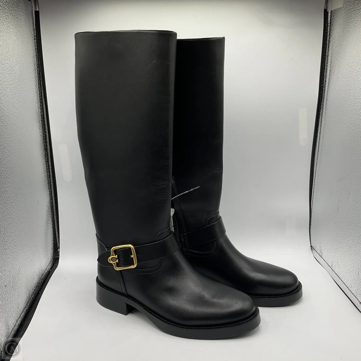 Boots Designer By Coach In Black, Size: 6
