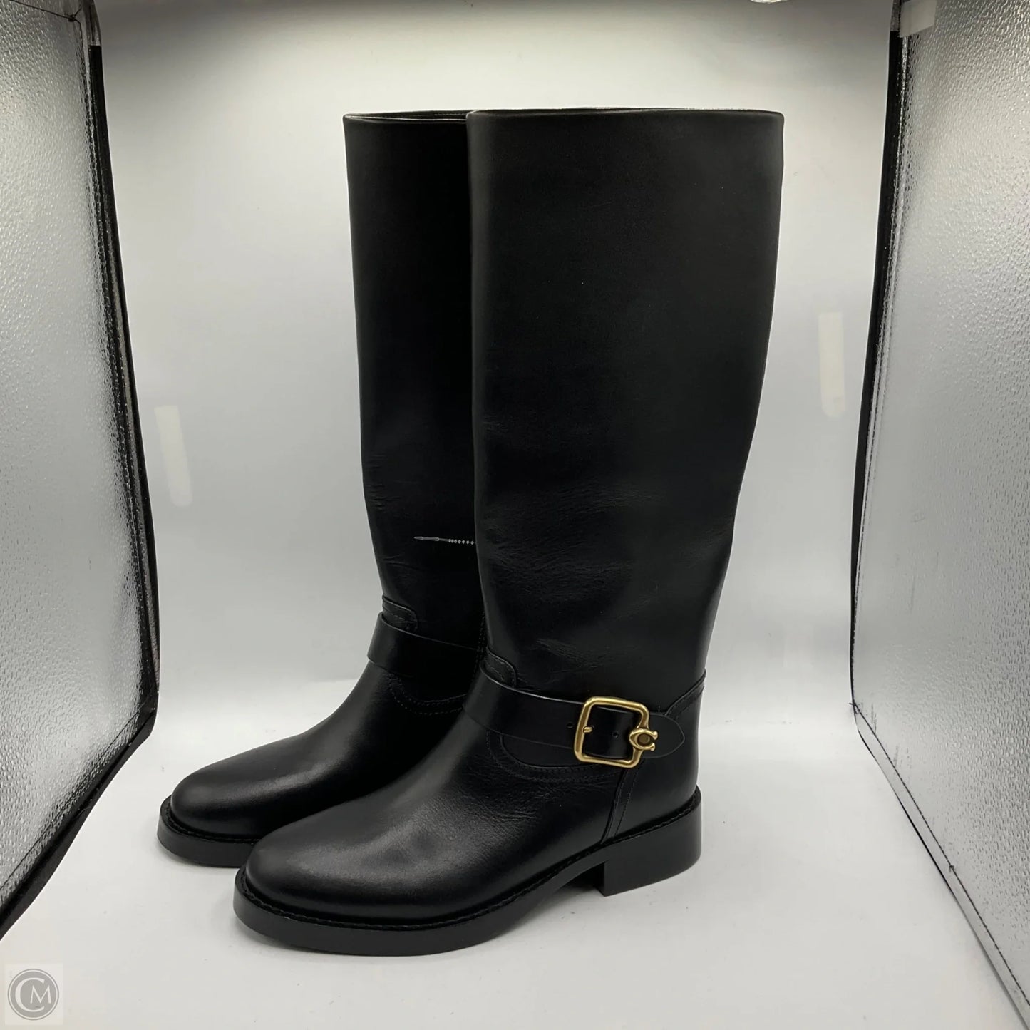 Boots Designer By Coach In Black, Size: 6