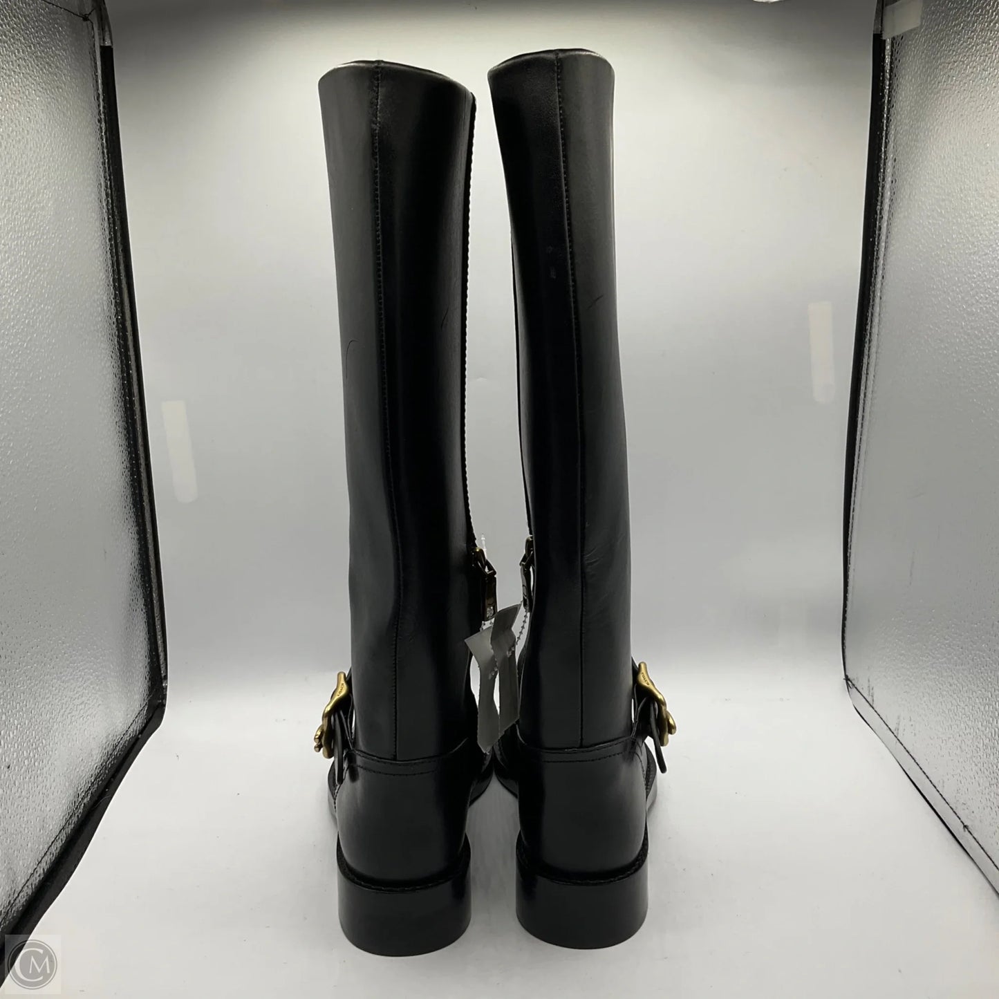 Boots Designer By Coach In Black, Size: 6