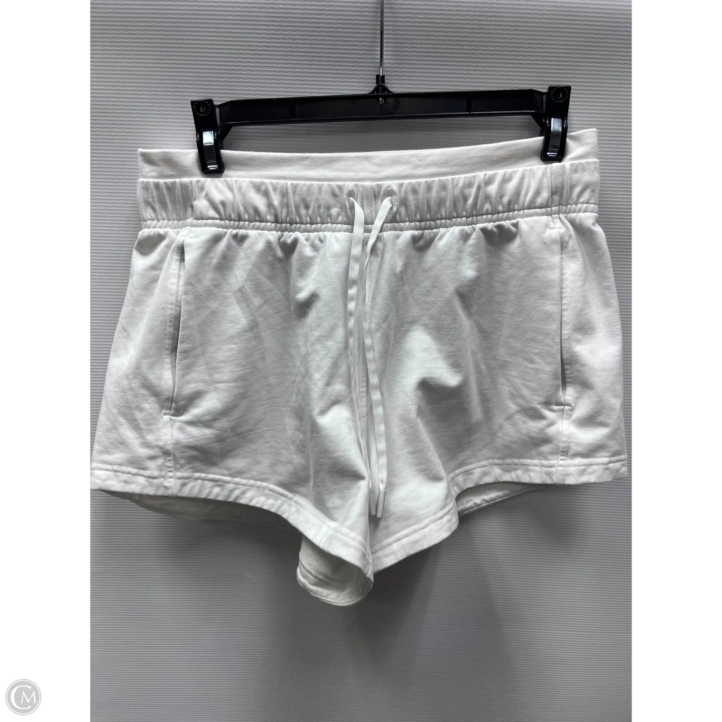Athletic Shorts By Lululemon In White, Size: 6