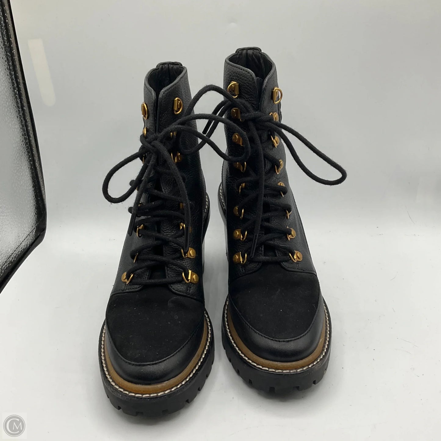 Boots Designer By Tory Burch In Black, Size: 5.5