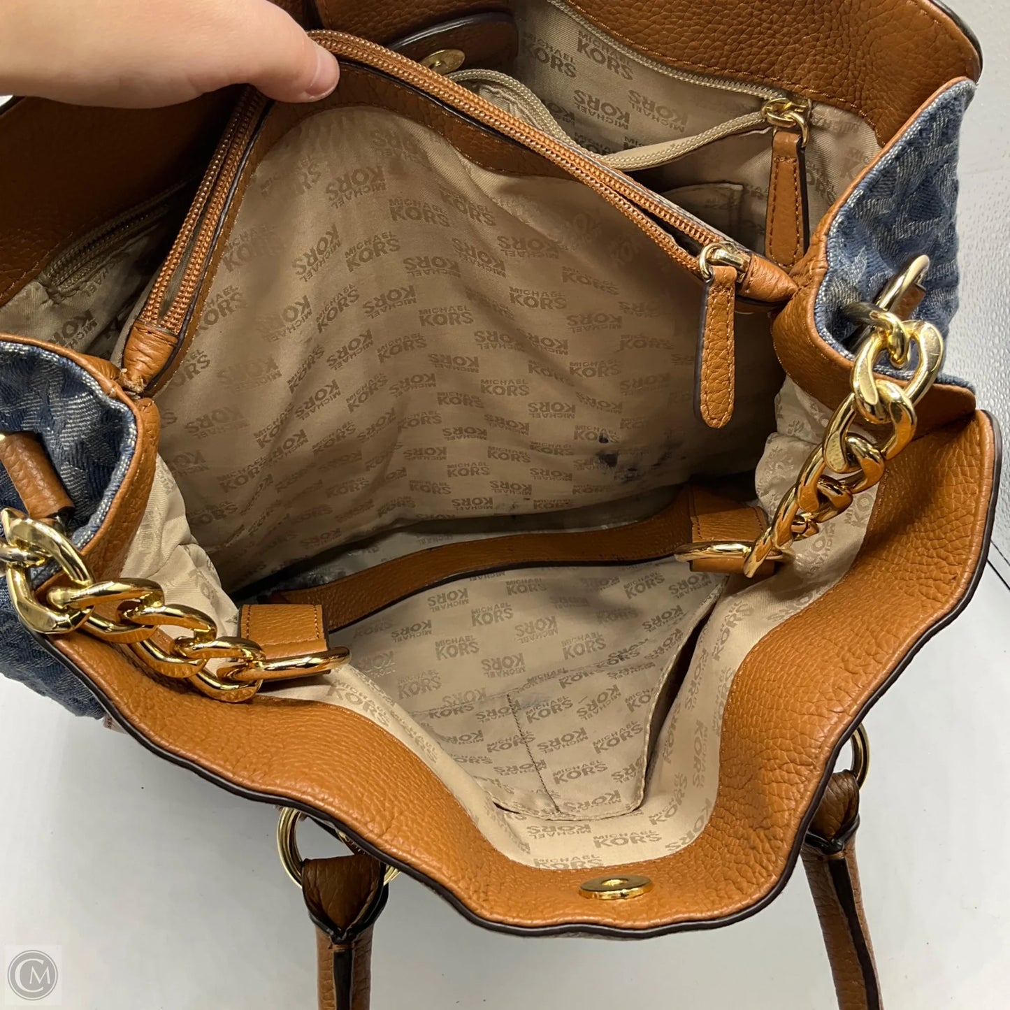 Handbag Designer By Michael Kors, Size: Large