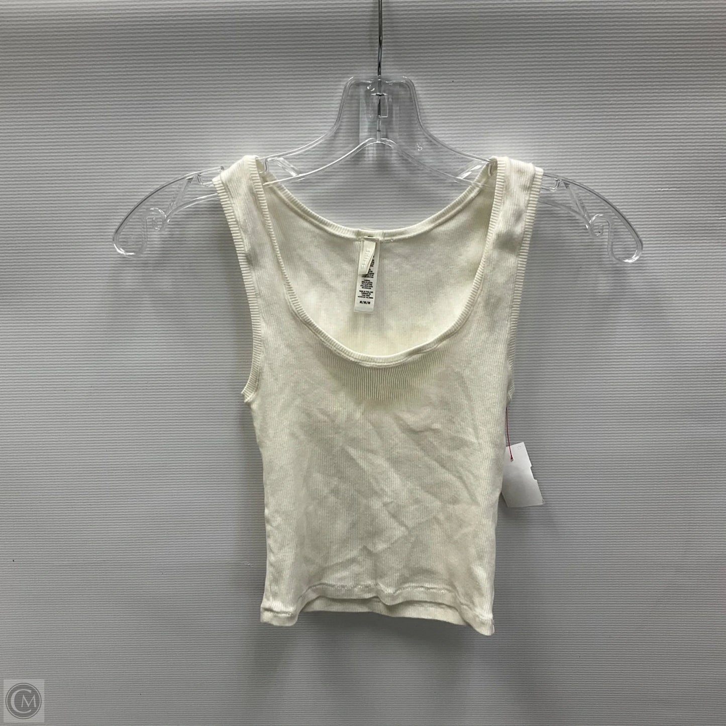 Top Sleeveless By Skims In White, Size: M