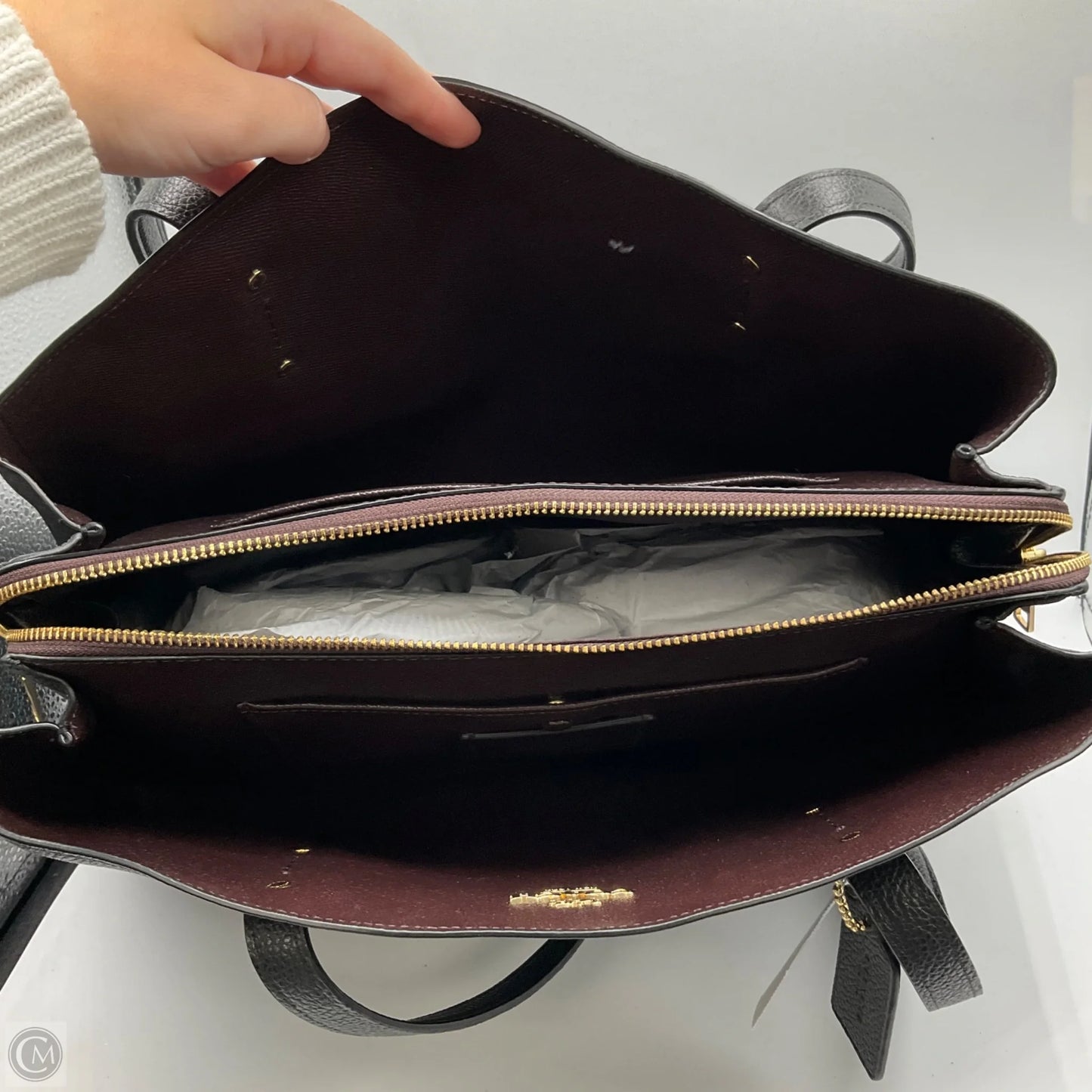 Handbag Designer By Coach, Size: Large