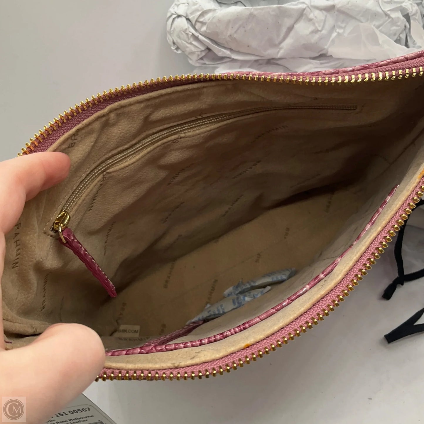 Crossbody Designer By Brahmin, Size: Large