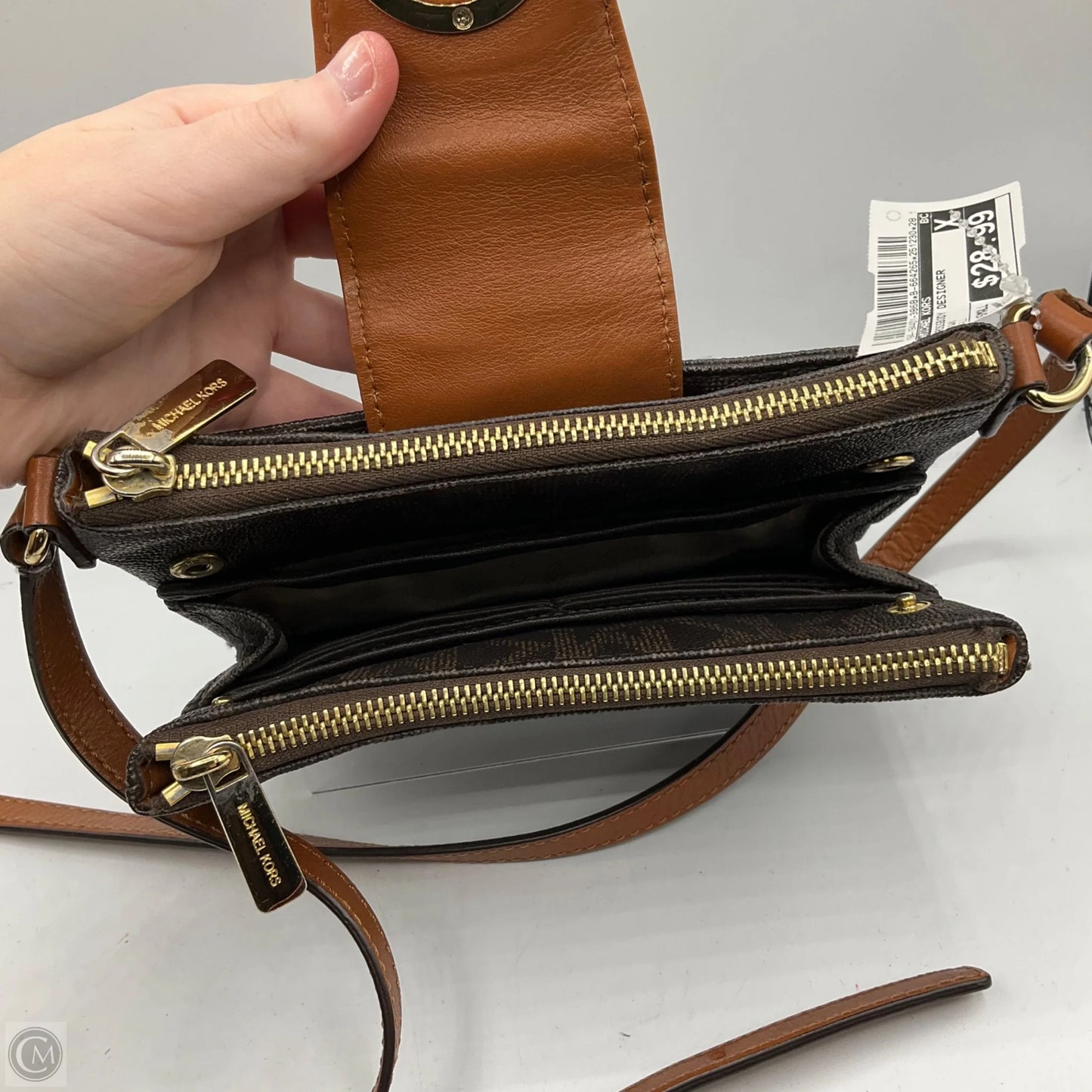 Crossbody Designer By Michael Kors, Size: Small