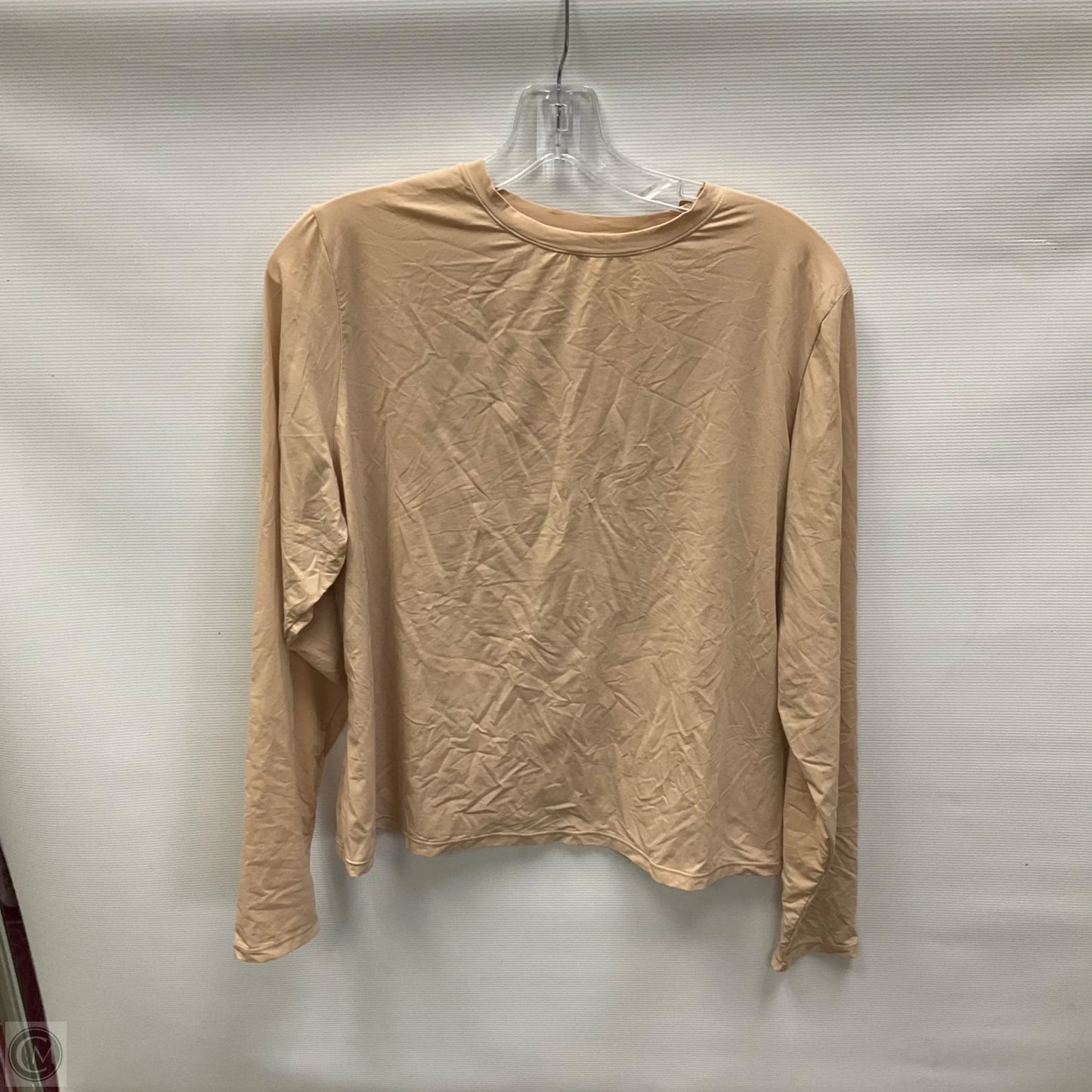 Top Long Sleeve By Skims In Tan, Size: 4x