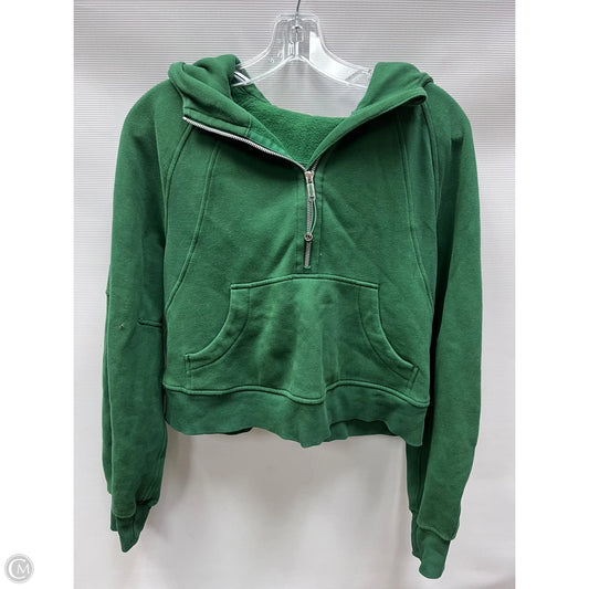 Athletic Jacket By Lululemon In Green, Size: S