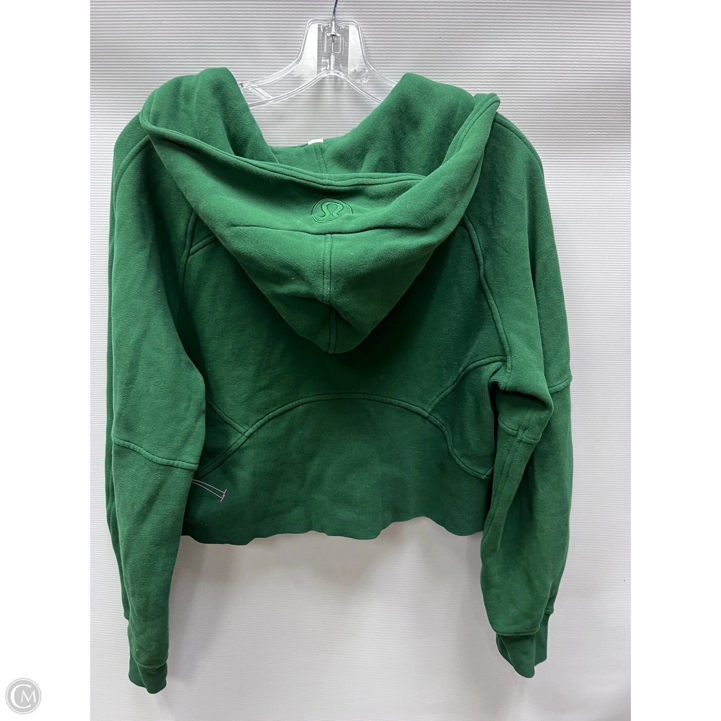 Athletic Jacket By Lululemon In Green, Size: S