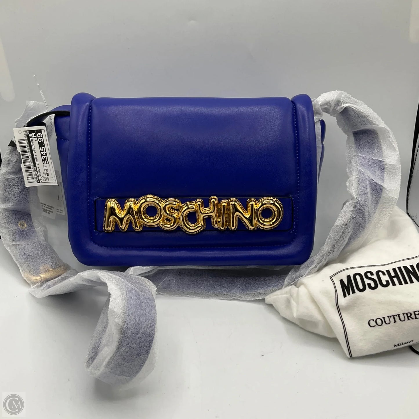 Crossbody Luxury Designer By Moschino, Size: Medium