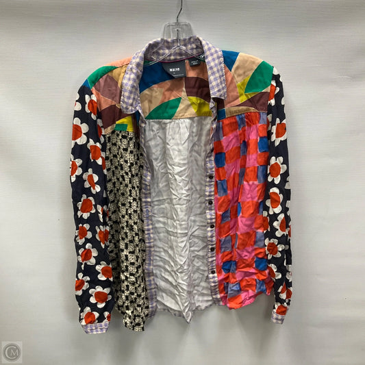 Top Long Sleeve By Maeve In Multi-colored, Size: M