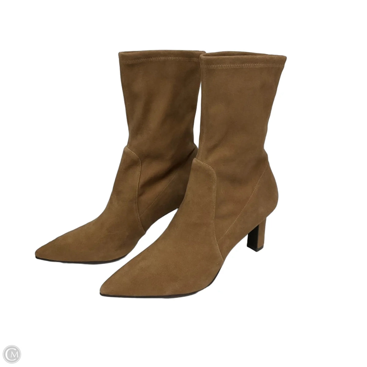 Boots Designer By Stuart Weitzman In Brown, Size: 11