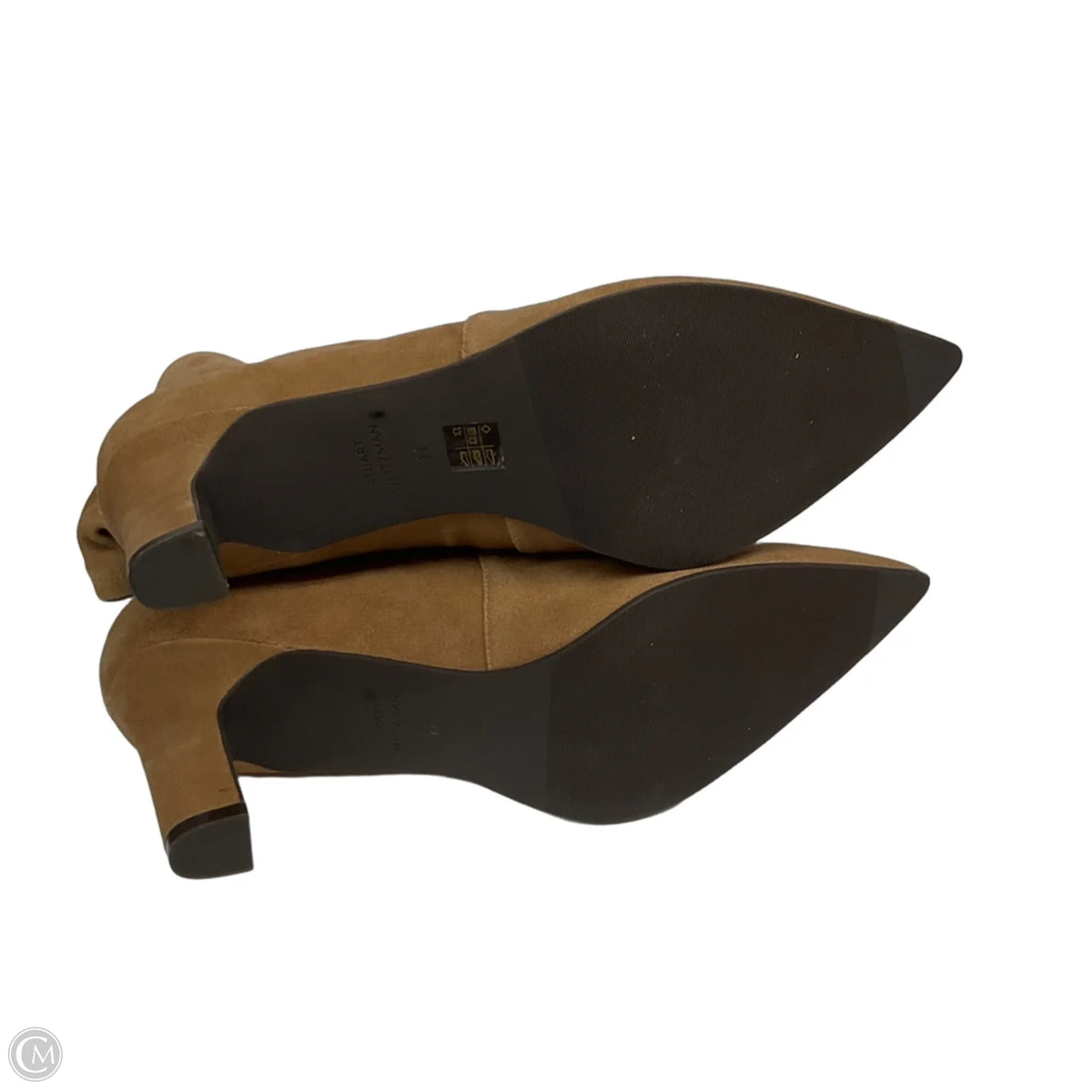 Boots Designer By Stuart Weitzman In Brown, Size: 11