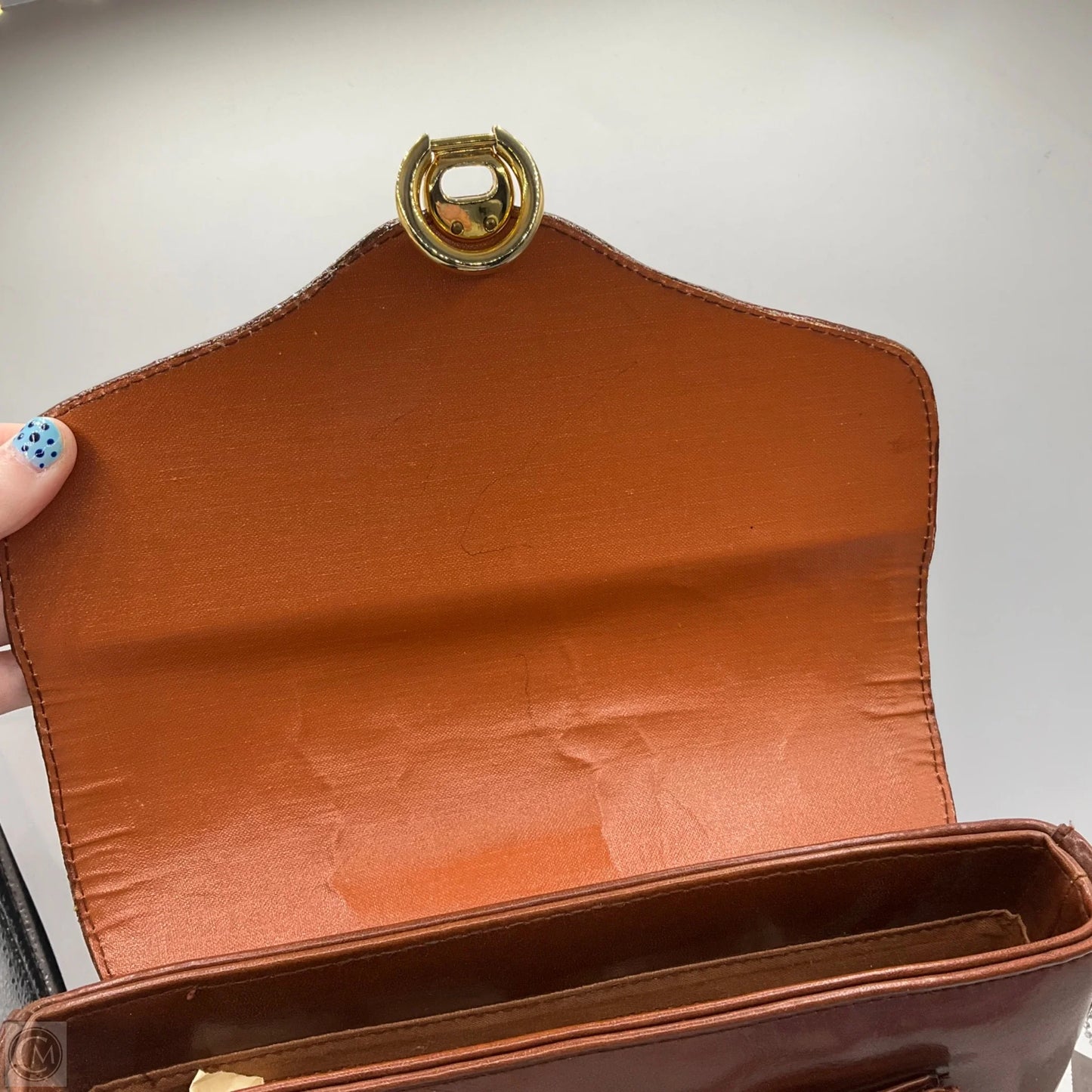 Wallet Leather By Perry Ellis, Size: Large