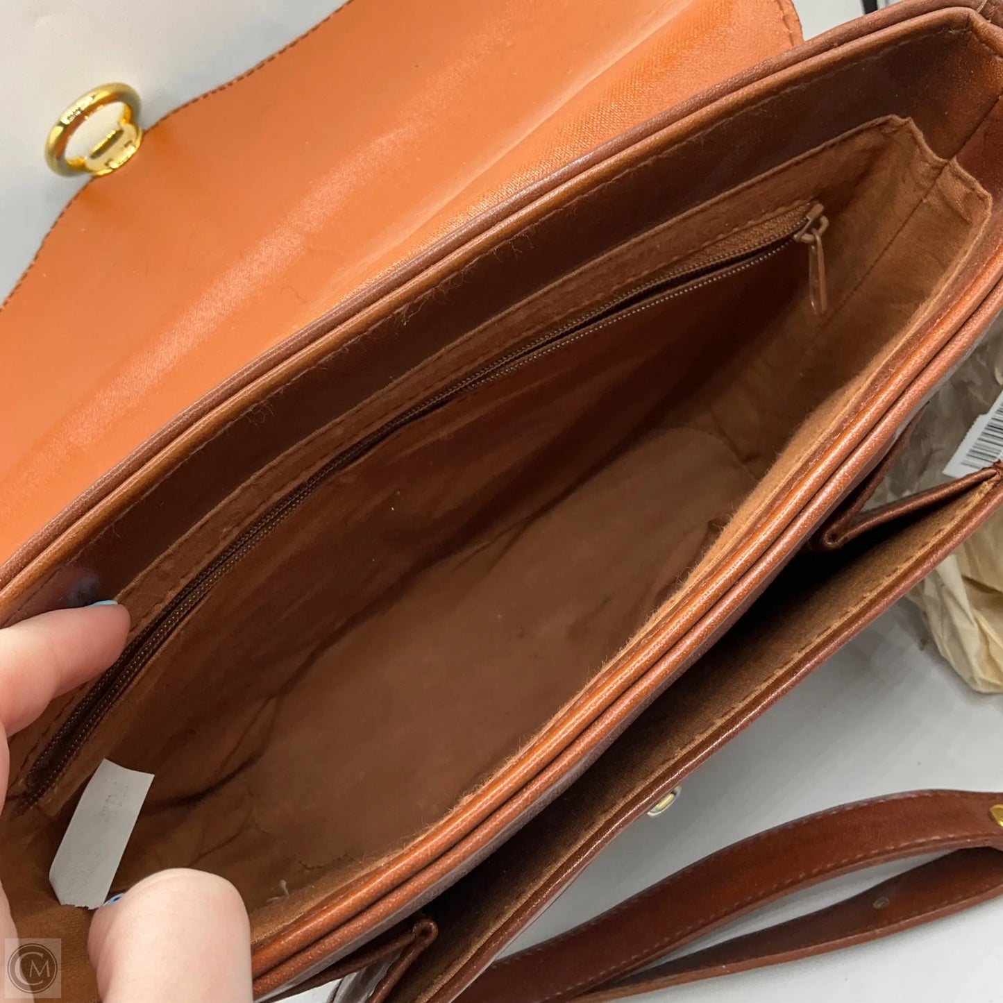 Wallet Leather By Perry Ellis, Size: Large